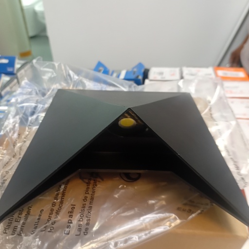 [BR-1387] Outdoor light 1030#, 5W, 6000K, AC85-265V,  Aluminium+Glass, 170*170*80mm, Black