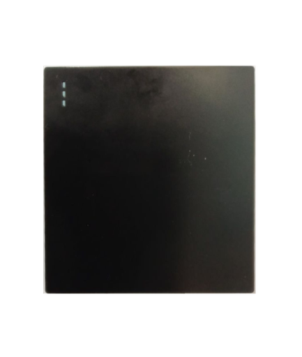 [BR-1397] Switch, I gang I way pure Black color 86x86mm I0A250V