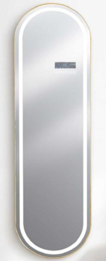 [BR-1438] Oval Bluetooth Mirror With Led Light 220V LK-60180, W600*H1800*D40MM