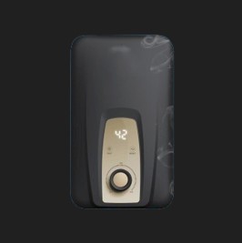 [BR-1451] Instant Electric Water Heater, 5.5KW, 200V, WE55H, Black