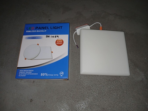 [BR-1459] Ceiling Light - Square, Power: 24, 170*170mm, 165-265V, White, WSA05DAL0026