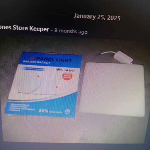 [BR-1460] Ceiling Light - Square, Power: 36, 225*225mm, 165-265V, White, WSA05DAL0027