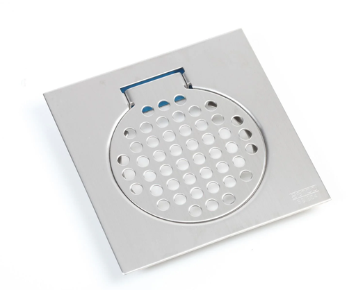 [BR-1478] Bathroom Floor Drainer, SS, Polish, NT-A19
