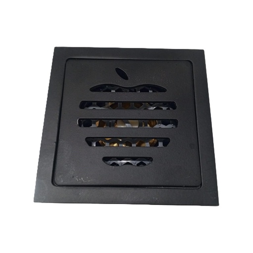[BR-1479] Floor Drain 10x10cm , SS, black, NT-A12 