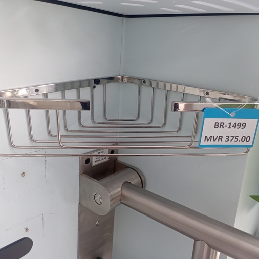 [BR-1499] Corner Shelf, Polish, SS, 81881