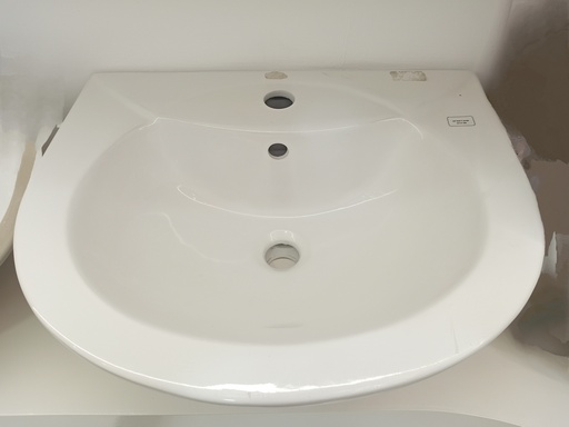 [BR-1529] Pedestal Wash Basin without Tap B160, 20", 500 x 410 x 830mm
