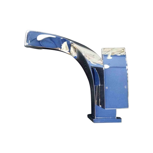 [BR-1596] Basin Mixer - Chrome. 80301 (Copper Body, Zinc Alloy Handle)