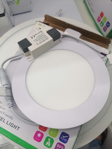 [BR-1625] Slim Round Panel, LED, 6500K, 9W, 143mm long