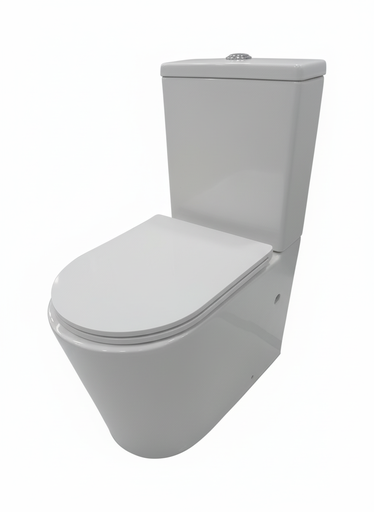 [BR-1694] Toilet Seat- Rimless, Two- Piece Type, P-Trap 180MM, 2803B 630*360*850MM