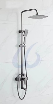 [BR-1722] Shower Set 10022A Grey, 3-Functions