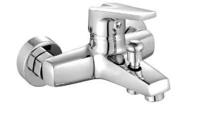 [BR-1736] Bathtub Shower Faucet 1301, Chrome 2-Functions Brass Bath Mixer