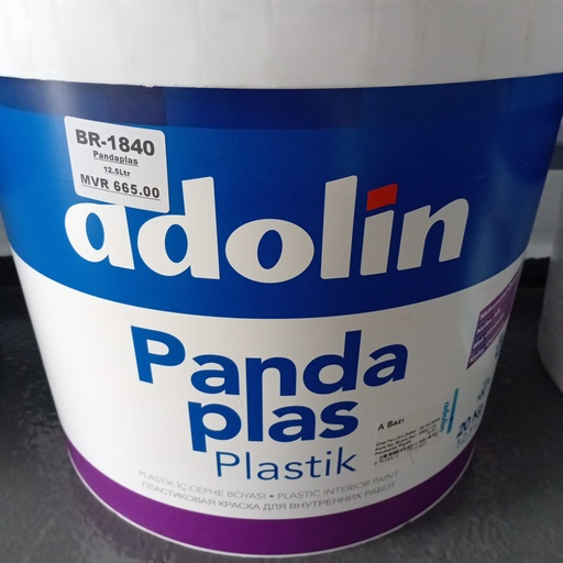 [BR-1840] Adolin Emulsion Wall Paint, Pandaplas, 12.5Ltr