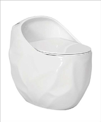 [BR-1877] Toilet Seat - Glossy White Model: 8829 680x470x625mm