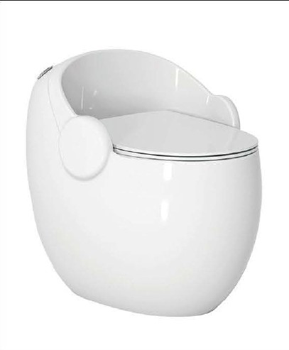[BR-1878] Toilet Seat - Glossy White Model: 8830 660x515x615mm