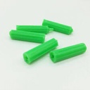 [BR-1887] Wall Plug 6*23MM (25Pcs/Bag) - Green