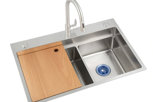 [BR-1890] Kitchen Sink 1936-2 Stainless Steel - 680x450x230