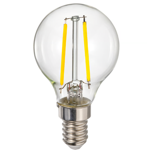 [BR-1923] Led Bulb Round Filament Clear E14 - 2w, 45*77mm (AC220-240V)