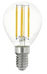 [BR-1925] Led Bulb Round Filament Clear E14  - 6w, 45*77mm (AC220-240V)