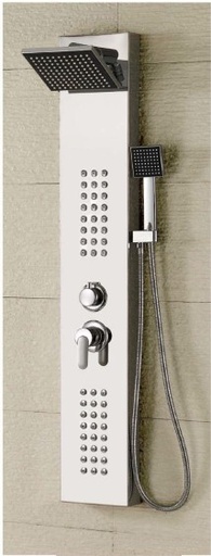[BR-2068] Shower Panel - GF02A 1180×200×65mm, 8K Mirror, SUS304