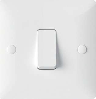 [BR-2074] EliteElegance-Switch FC301Q - 1 Gang 1 Way, White - 10AFC301 