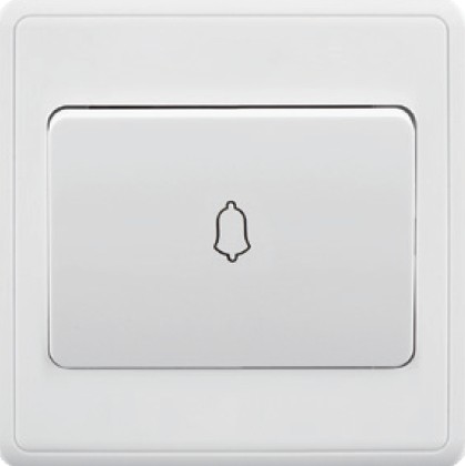 [BR-2087] EliteElegance-Bell Switch FC317W - 1 Gang, White 