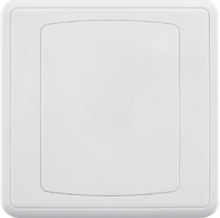 [BR-2092] Blank Plate FC401 - 1 Gang, White