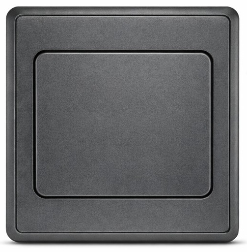 [BR-2149] Blank Plate FC401SH - 1 Gang, Gray - Elite Elegance