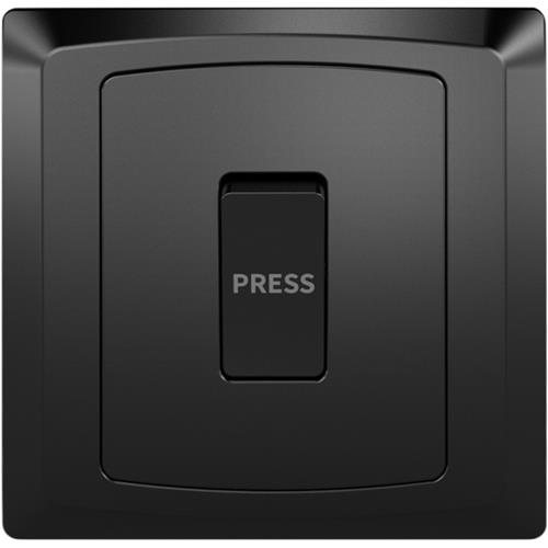 [BR-2203] Bell Switch FC316 - 1 Gang, Black - Elite Elegance