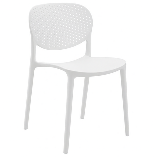 [BR-2234] Plastic Chair (C116) White 92548 - 40*42*80cm PP