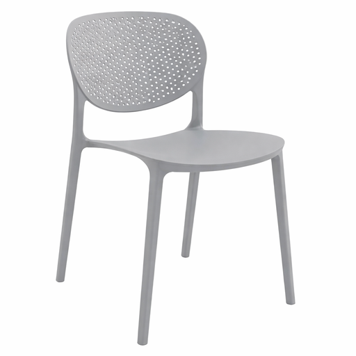 [BR-2236] Plastic Chair (C116) Grey 93360 - 40*42*80cm PP