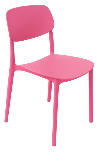 [BR-2239] Plastic Chair (C109) Pink 91952 - 38*39*78cm PP