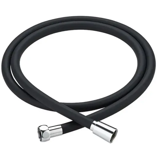 [BR-2294] Shower Hose 1.2M Silicon Black