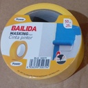 [BR-2327] Bailida Masking Tape Yellow 50MM x 25M
