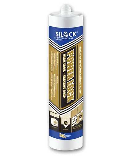 [BR-2353] Silicon Sealant, Power Lock, SL-919, White (High Tack - Instant Grip) 290ML