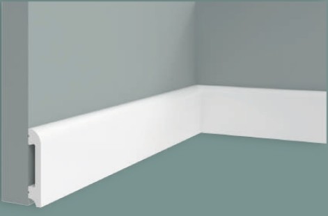[BR-2388] Skirting Board JC1875-W1 290x1.4x7cm Brand: INTCO