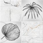 [BR-2518] Varmora - Wall Tile Botany Grey FL - CERAMIC 300X300MM Matte 