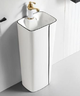 [BR-2564] Pedestal Basin 411 350x280x850mm Brand: Gafeel