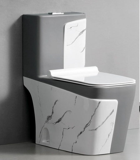 [BR-2574] Toilet Seat With FU Cover T2130MG 680x360x780, S-trap 250mm Brand: Gafeel