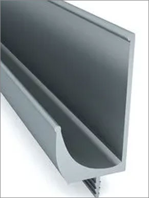 [BR-2661] Aluminum J Handle Profile, J-3105 - Grey, 1.8x19.1x50MM/3.6Meter