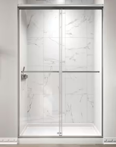 [BR-2682] Shower Sliding Glass Door- BD8404 1200*1900mm, Glossy