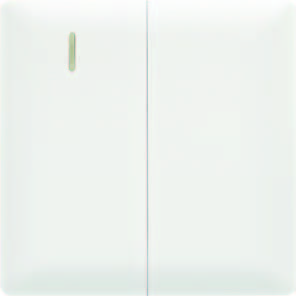 [BR-3087] EliteElegance-Plate Switch+Neon 91303EFQ - 10A, 2 Gang 1 Way, White 