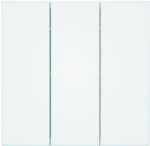 [BR-3093] EliteElegance-Plate Switch 41305E - 10A, 3 Gang 1 Way, White 